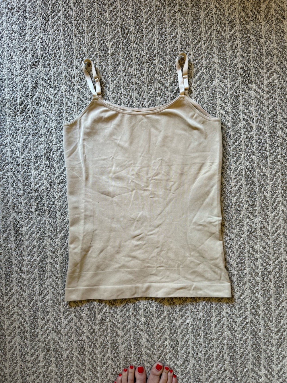 Shapermint Beige Seamless Bandeau Cami Top